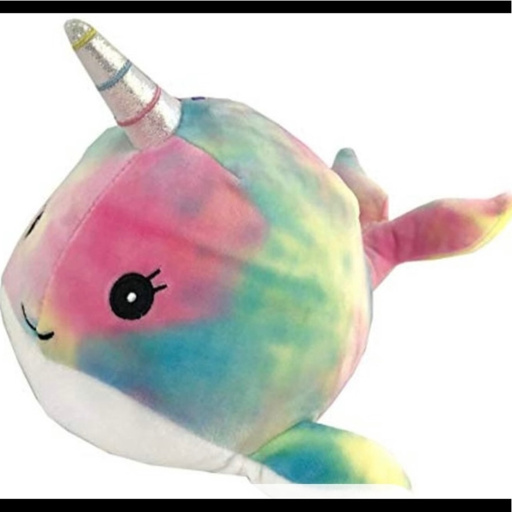 Squishmallows Natalie Narwhal KellyToy Plush 8” Stuffed Animal Toy Collectible
